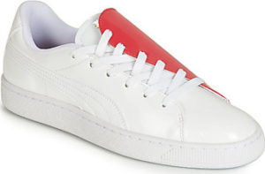 Puma Tenisky WN BASKET CRUSH.WH-HIBISCU Bílá