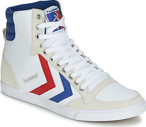 Hummel Tenisky TEN STAR HIGH CANVAS Bílá