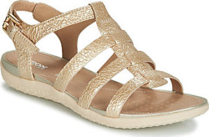 Geox Sandály D SANDAL VEGA Zlatá