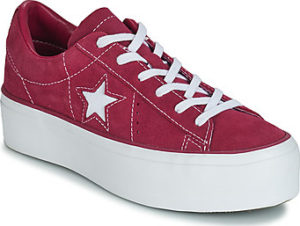 Converse Tenisky ONE STAR PLATFORM SUEDE OX Růžová