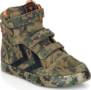 Hummel Tenisky Dětské STADIL CAMO JR Zelená