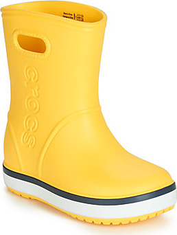 Crocs Holínky Dětské CROCBAND RAIN BOOT K Žlutá