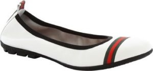 Leonardo Shoes Baleríny 5618 G/SOSIA NAPPA BIANCO Bílá