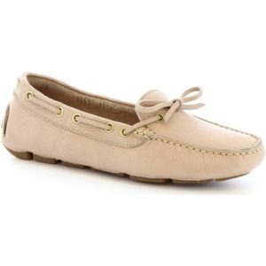 Leonardo Shoes Mokasíny 7502A MOUSSE TAUPE Béžová