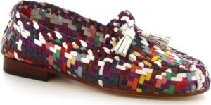 Leonardo Shoes Mokasíny 5 VITELLO MULTICOLOR ruznobarevne