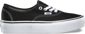 Vans Skejťácké boty Authentic platfor Černá