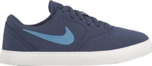 Nike Skejťácké boty Dětské sb check canvas (gs) skateboarding shoe Modrá