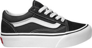 Vans Skejťácké boty Dětské Old skool platfor Černá