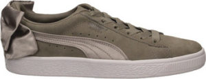 Puma Tenisky SUEDE BOW WNS Stříbrná