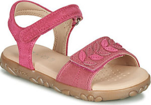 Geox Sandály Dětské J SANDAL HAITI GIRL Růžová