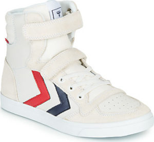 Hummel Tenisky Dětské SLIMMER STADIL LEATHER HIGH JR Bílá