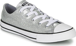 Converse Tenisky Dětské CHUCK TAYLOR ALL STAR COATED GLITTER Stříbrná