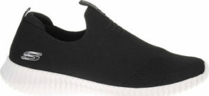 Skechers Vycházková obuv Elite Flex - Wasik black-white Černá