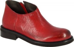 Leonardo Shoes Kotníkové boty 4701 ROK ROSSO Červená