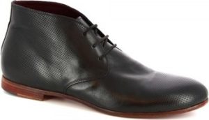 Leonardo Shoes Kotníkové boty 34412/2 BUFALO MICR 2 NERO Černá