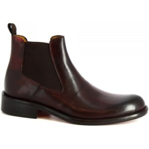 Leonardo Shoes Kotníkové boty 042 SIVIGLIA BORDO Červená