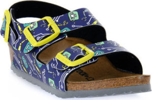 Birkenstock Sandály Dětské MILANO ROBOTS BLUE CALZ S Modrá