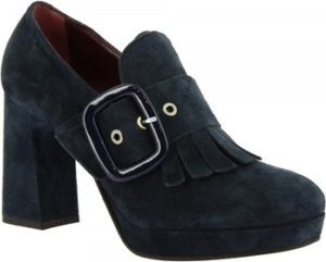 Leonardo Shoes Lodičky R370/C CROSTA BLU Modrá