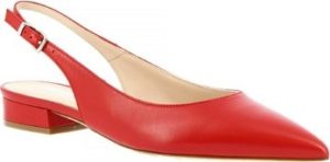 Leonardo Shoes Baleríny 138 NAPPA ROSSO Červená