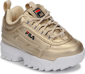 Fila Tenisky Dětské DISRUPTOR F INFANTS Zlatá