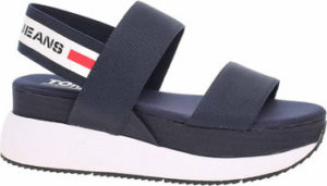 Tommy Hilfiger Sandály Dámské sandály EN0EN00828 C87 twilight navy Modrá