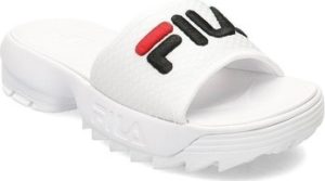 Fila pantofle Disruptor Slide Bílá