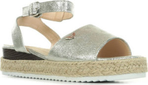 Les Petites Bombes Espadrilky Lara Stříbrná