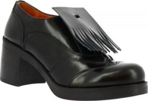 Leonardo Shoes Mokasíny 451-69 ABBRASIVA NERO Černá