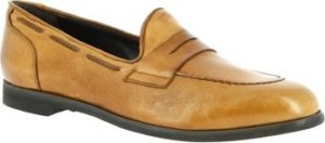 Leonardo Shoes Mokasíny 809/2 PAPUA BEIGE CUOIO Hnědá