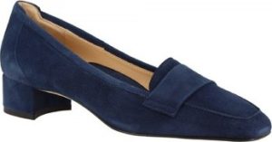 Leonardo Shoes Mokasíny 1324 CAMOSCIO NAVY Modrá