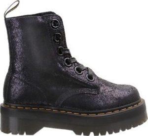 Dr Martens Kotníkové boty Molly Black Iridescent Crackle Černá