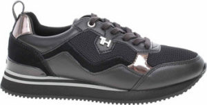 Tommy Hilfiger Tenisky Dámské polobotky FW0FW05010 BDS black Černá