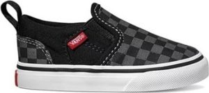 Vans Street boty Dětské TD Asher V Checkerboard Černá