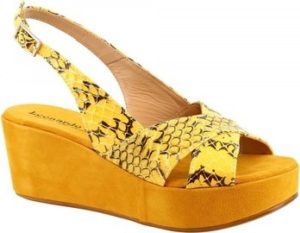 Leonardo Shoes Sandály 3378 TONI PITONE GIALLO Žlutá