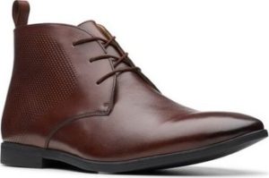 Clarks Kotníkové boty Bampton UP Hnědá