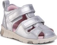 Sandály ECCO Mini Stride Sandal 76113101097 Stříbrná