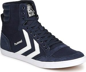 Hummel Tenisky TEN STAR HIGH CANVAS Modrá