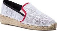 Espadrilky TOMMY HILFIGER Tommy Mesh Sporty Espadrille FW0FW03792 Bílá