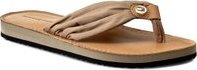 Žabky TOMMY HILFIGER Leather Footbed Beach Sandal FW0FW00475 Béžová