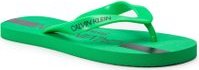 Žabky Calvin Klein Swimwear Ff Sandals KM0KM00344 Zelená