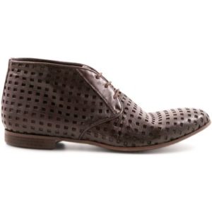 Leonardo Shoes Kotníkové boty 2580/4(2423) PAPUA FORATO WENGHE Hnědá