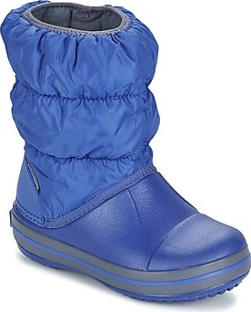 Crocs Zimní boty Dětské WINTER PUFF BOOT KIDS Modrá