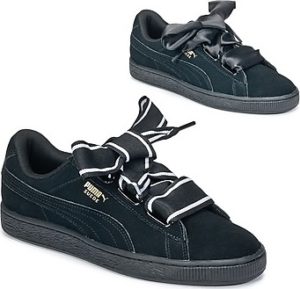 Puma Tenisky Basket Heart Satin Černá