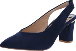 Dorothy Perkins Lodičky 'WIDE FIT NAVY EMILY SLING BACK COURT' námořnická modř