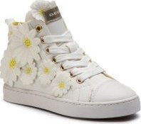 Sneakersy Geox Jr Ciak Girl L J9204L 00011 C1000 S Bílá