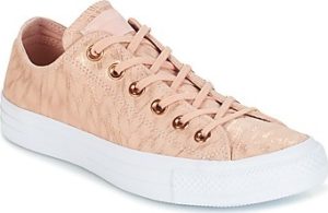 Converse Tenisky CHUCK TAYLOR ALL STAR SHIMMER SUEDE OX DUSK PINK/DUSK PINK/WHITE Růžová