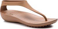 Sandály Crocs Serena Flip W 205468 Hnědá