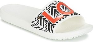 Crocs pantofle DREW X CROCS SLOANE TRIBAL SLIDE W Bílá