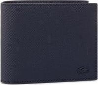 Velká pánská peněženka Lacoste S Billfold Coin NH2309HC Tmavomodrá