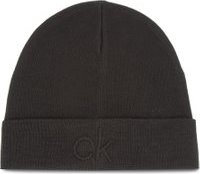 čepice Calvin Klein Ck Embossed Beanie K50K504092 Černá